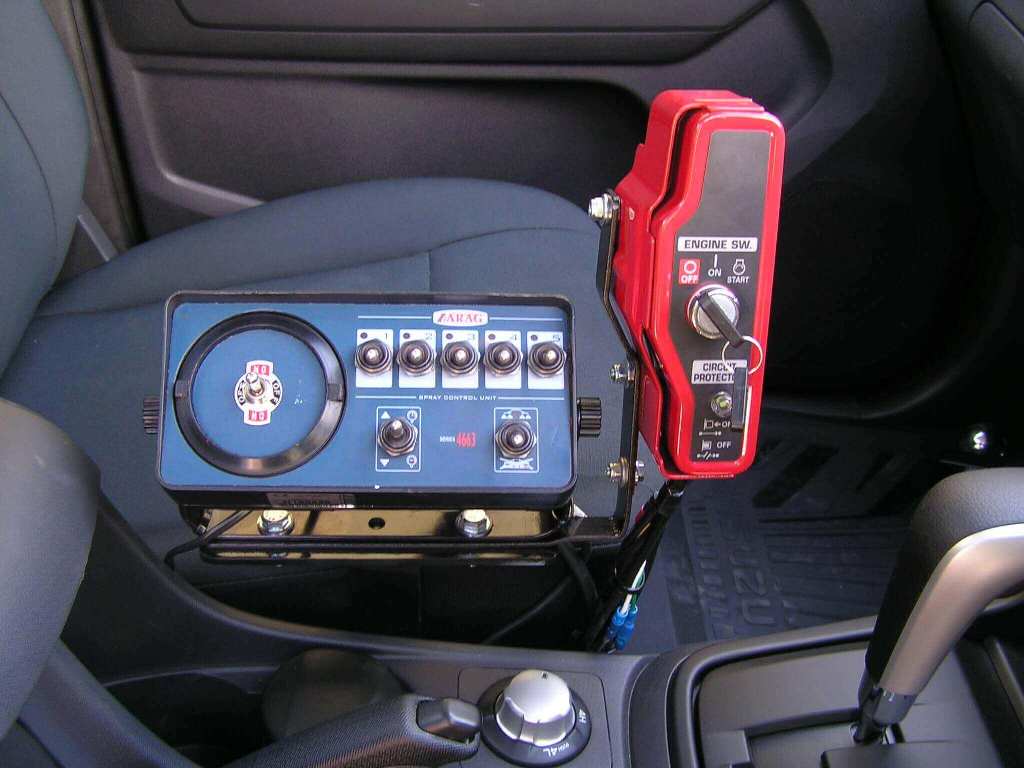 5 Section electric in cab controller with remote engine start for Honda motor