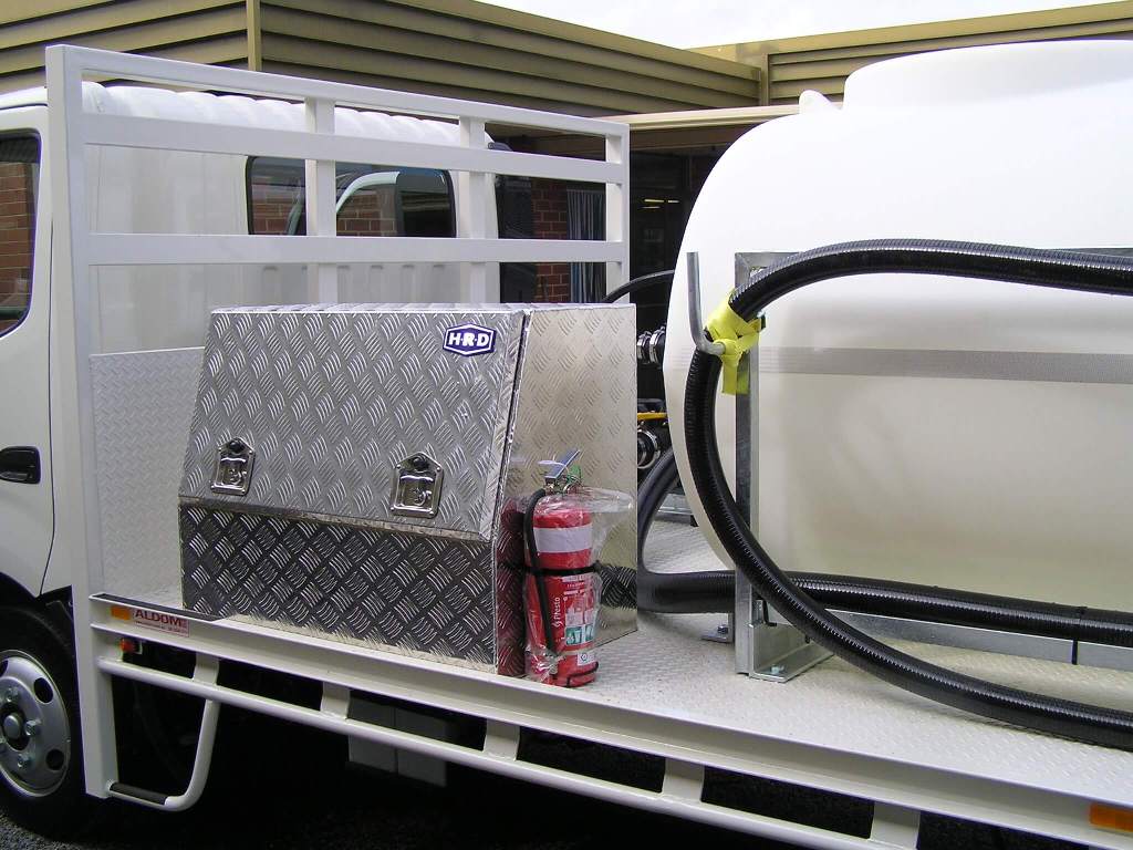 Custom Fabricated 3000 litre chicken shed decontamination unit